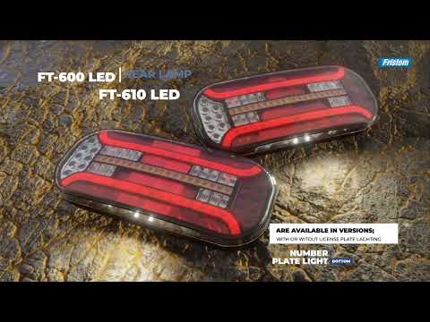 FRISTOM - Lampa tylna/ Rear lamp/ Задние фонари - FT-600 LED/ FT-610 LED