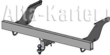 Фаркоп Baltex для Ford Ranger III 2007-2011. Быстросъемный крюк. Артикул 08902632