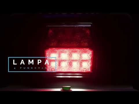 FT-222 T LED PL - Lampa tylna z o?wietleniem tablicy rejestracyjnej FRISTOM